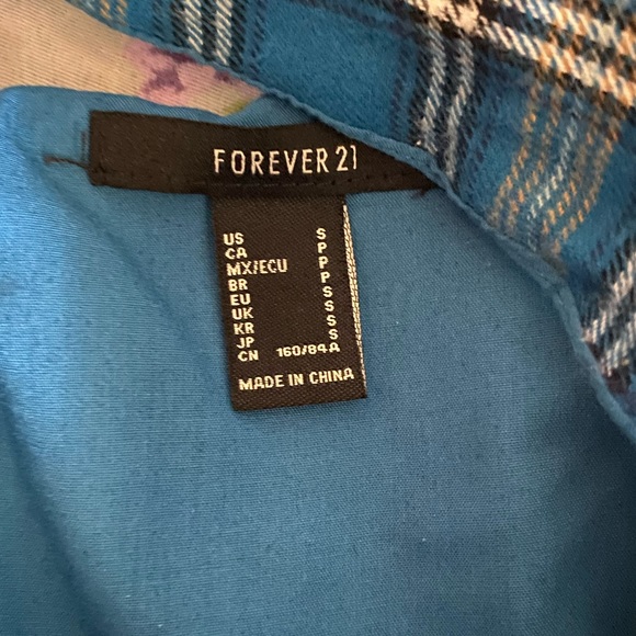 Skort dress plaid forever 21 - Picture 2 of 4